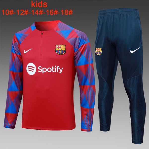 Ninos Sudadera De Training Barcelona 2024 Rojo 2